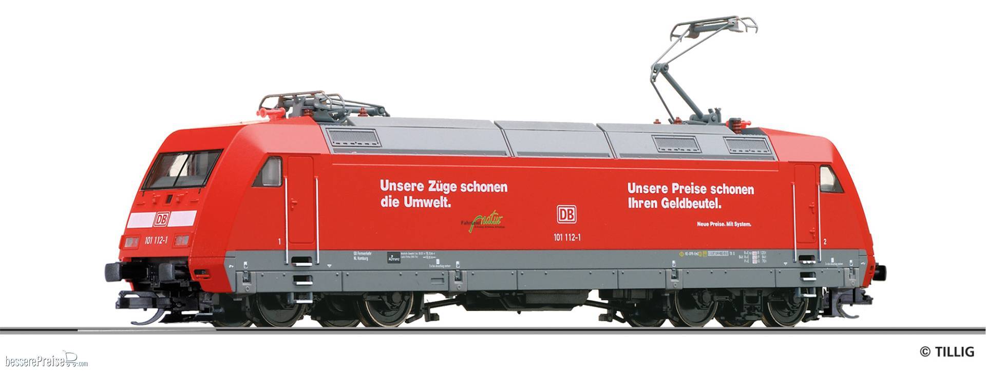 Elektrolokomotive 101 112-1, Unsere Preise schonen Ihren Geldbeutel der DBAG, Ep.V (ex. 02306)