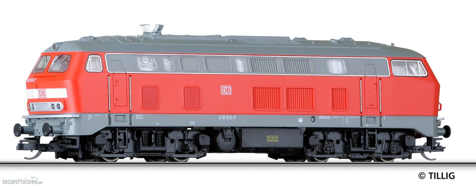 Diesellokomotive BR 218 010-7 der DBAG, Ep.V (ex. 02710)