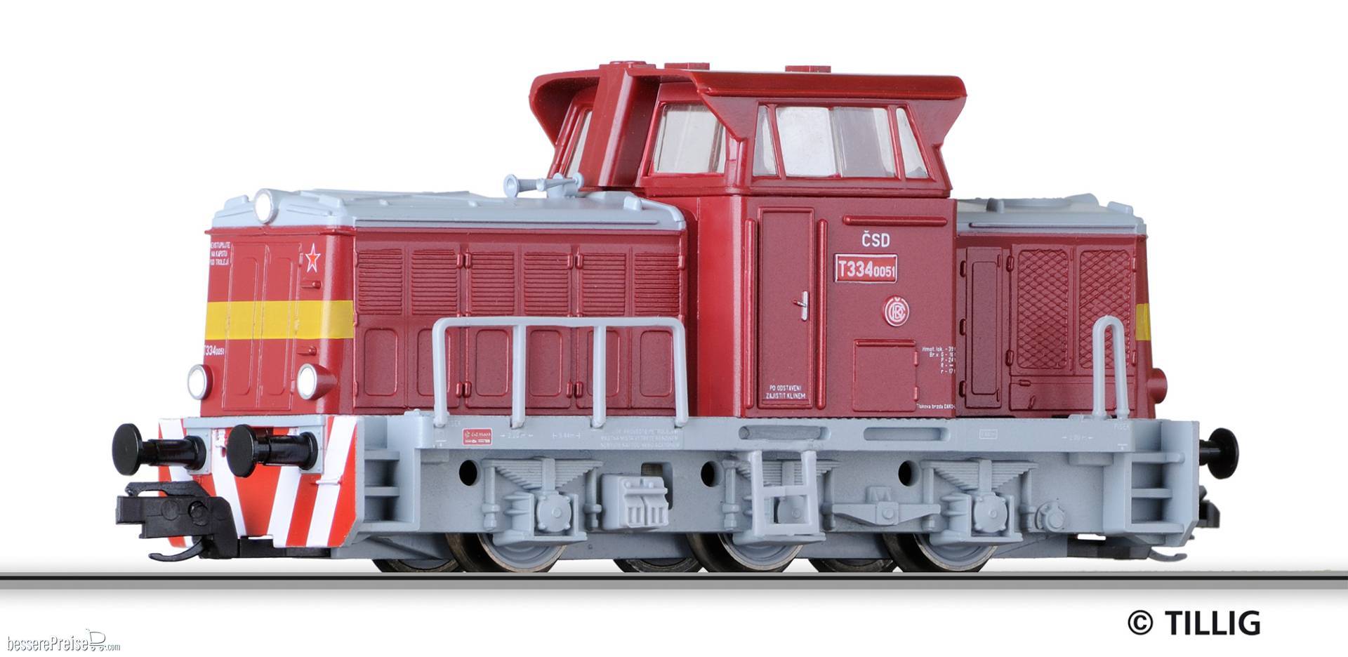 Diesellokomotive T334-051 der CSD, Ep.IV (ex. 04614)