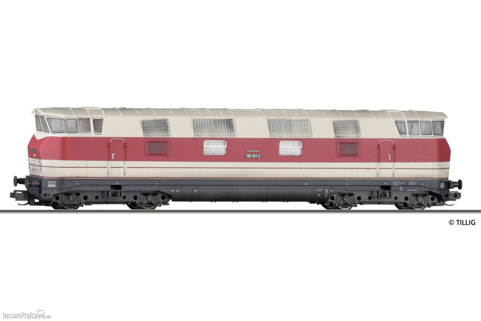 Diesellokomotive 118 131-2 der DR, Ep. IV (gealtert) (ex. 04661)