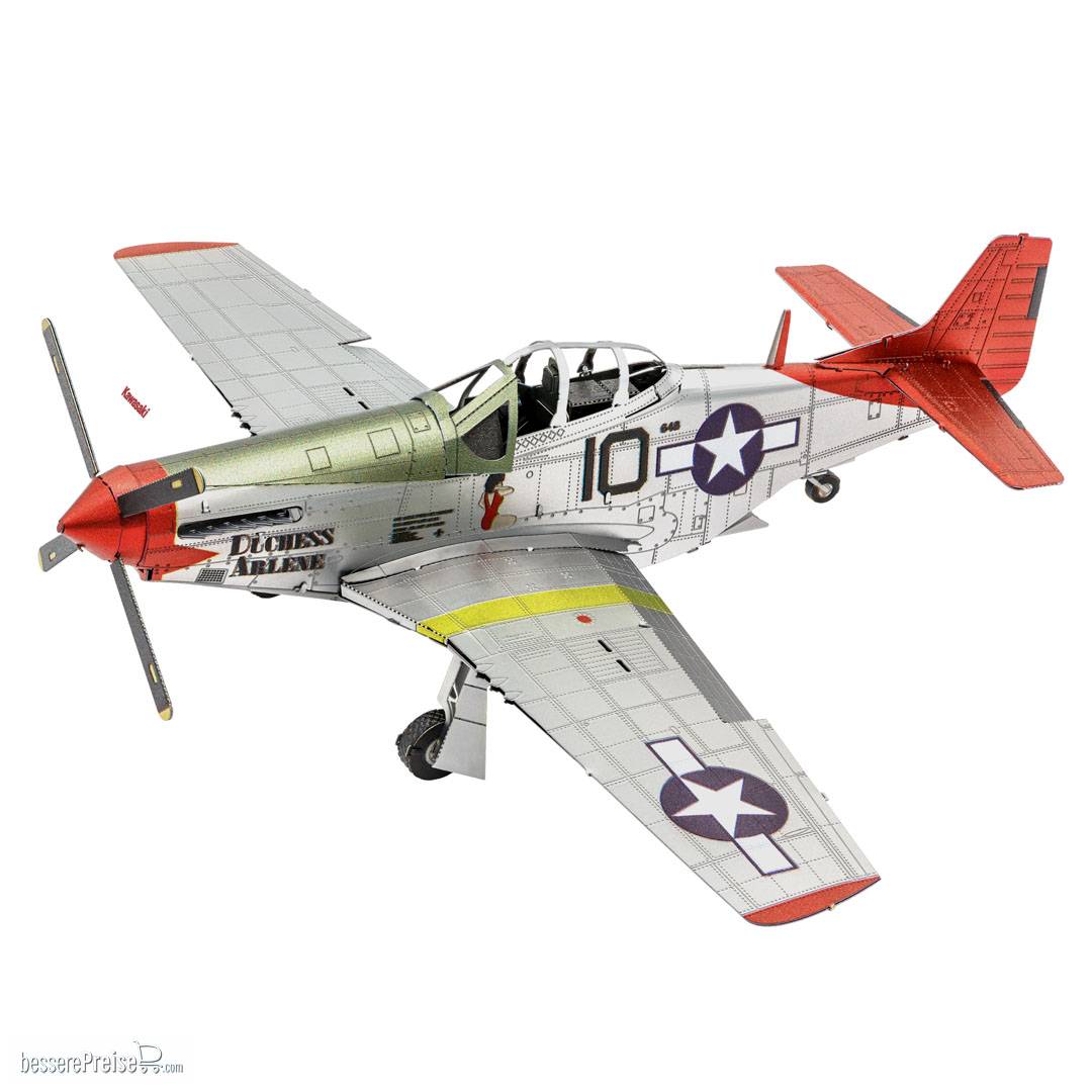 Invento 502896 - Metal Earth: Iconx Tuskegee Airmen P-51D Mustang