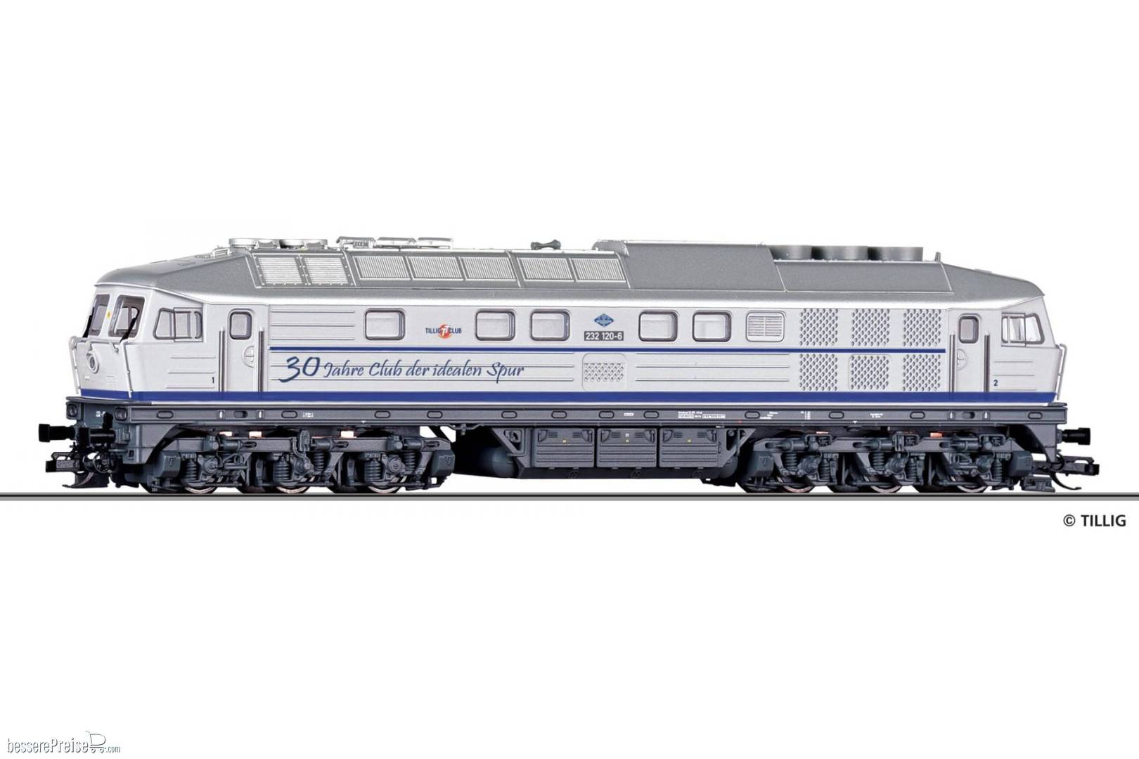 Diesellokomotive BR 232 TILLIG-TT-Club des TTC, digital mit Sound