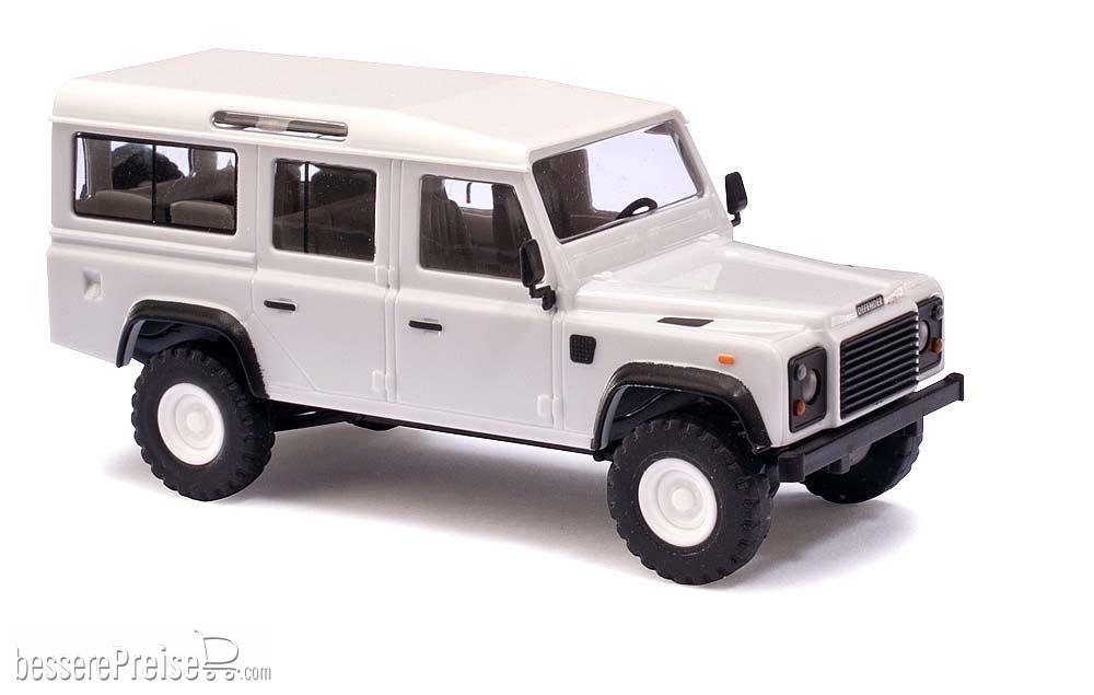Busch H0 (1:87) 50300 - Land Rover Defender »Weiß« | Modellbahn | Modelleisenbahn
