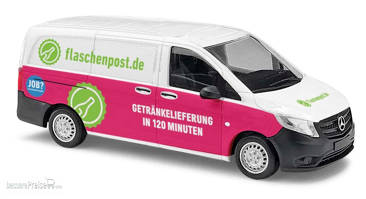 Busch H0 (1:87) 51106 - Mercedes-Benz Vito, Flaschenpost | Modellbahn | Modelleisenbahn
