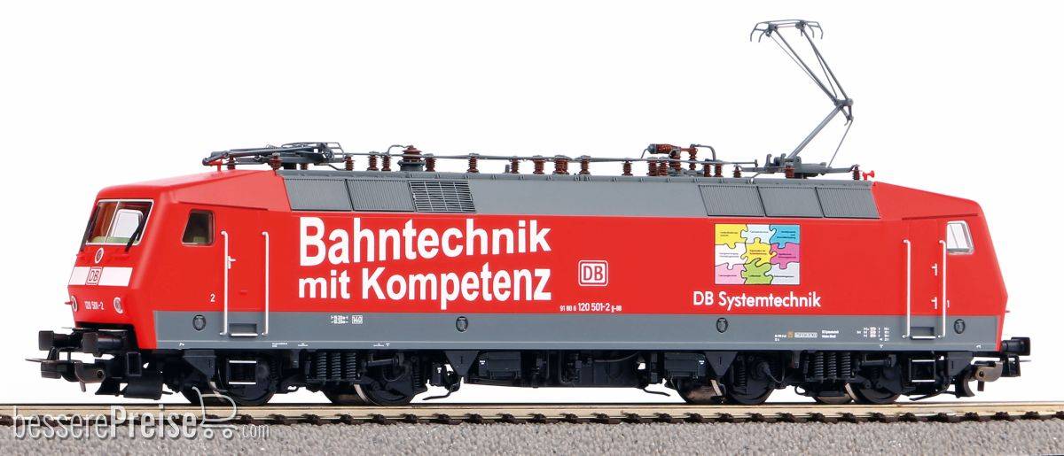 Piko H0 (1:87) 51335 - Sound-E-Lok BR 120 DB Bahnkompetenz DB AG VI, inkl. PIKO Sound-Decoder | Modellbahn | Modelleisenbahn