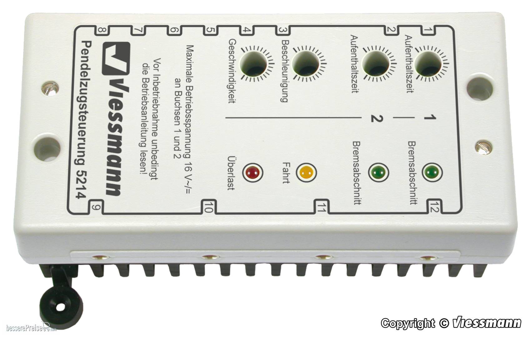 Viessmann 5214 - Pendelzugsteuerung für Gleichstrombahnen