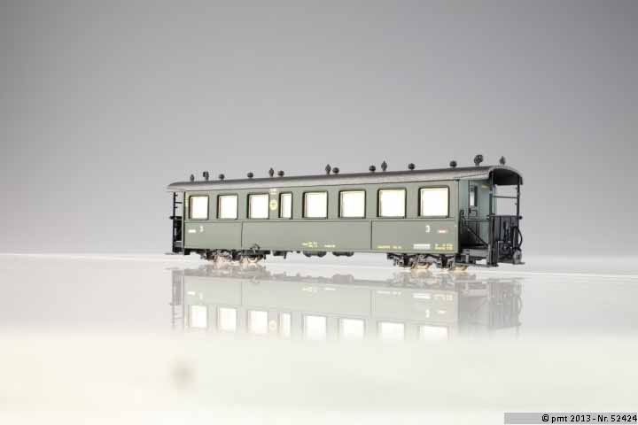 Einheitspersonenwagen 3. Klasse, DRG grün