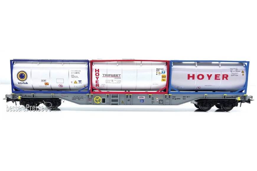 Containerwagen Hupac der SBB/Hoyer - Ep.VI