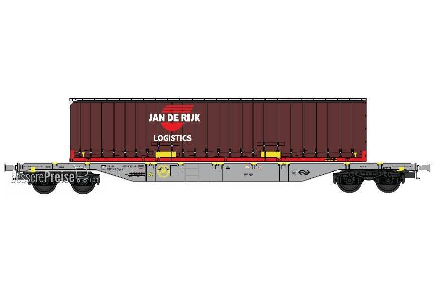 Containerwagen mit Swap Body Container "JAN DE RIJK" - Ep.V-VI