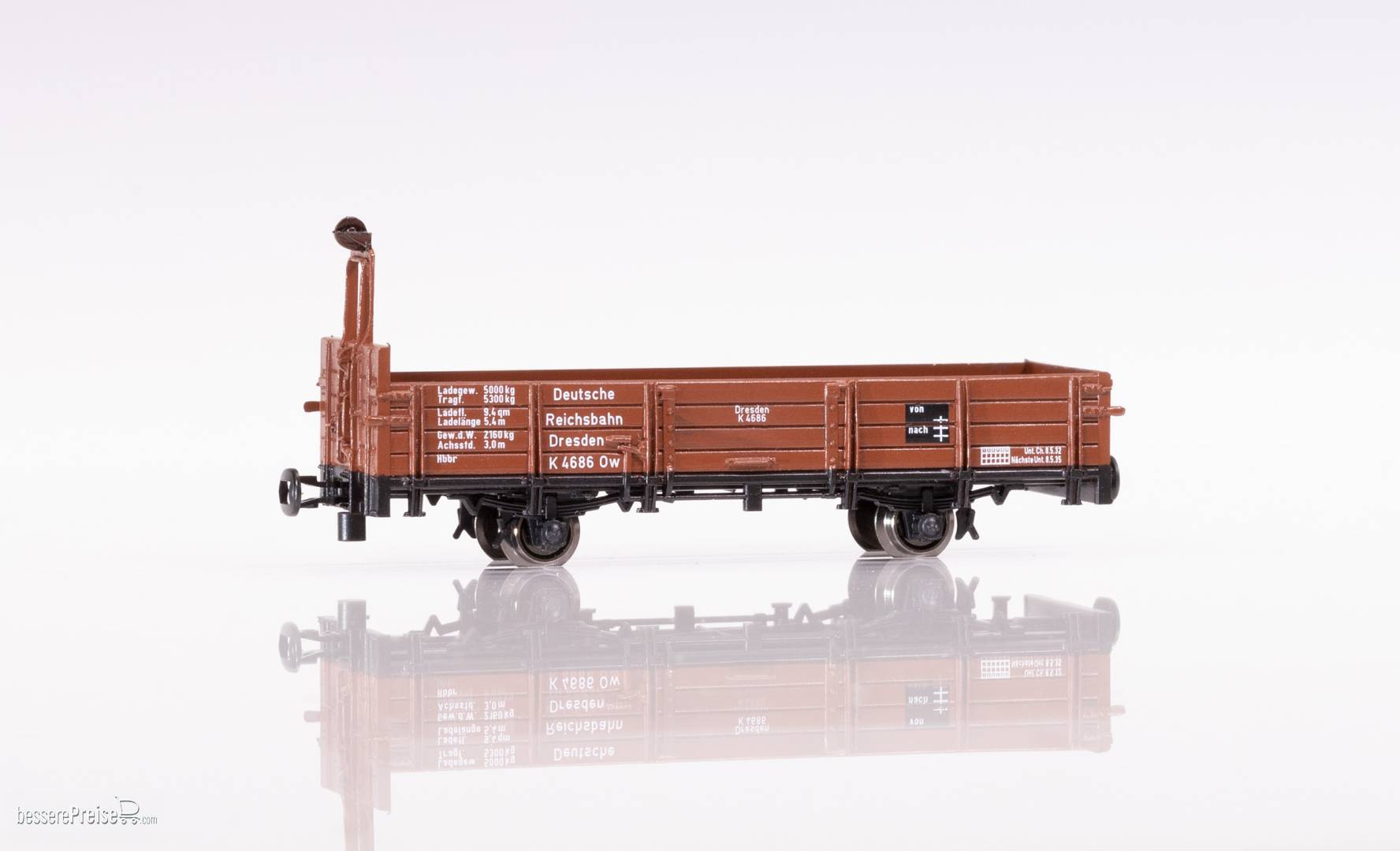 Güterwagen, offen, DRG, 3,0 m Achsstand
