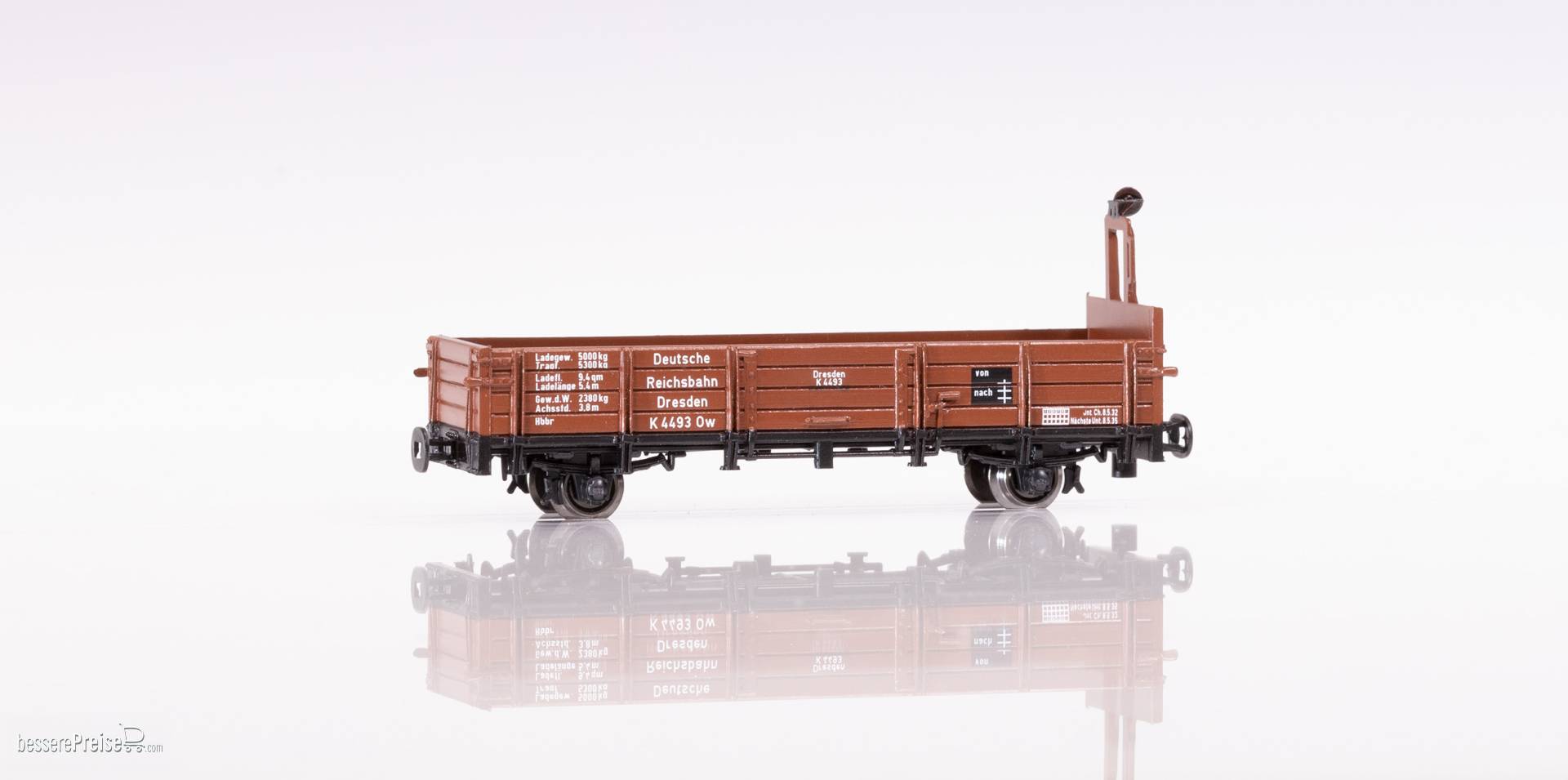 Güterwagen offen, DRG braun