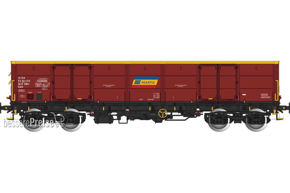 0 1 Offener Güterwagen Eaos RO-CFR - Ep.VI - blau 1