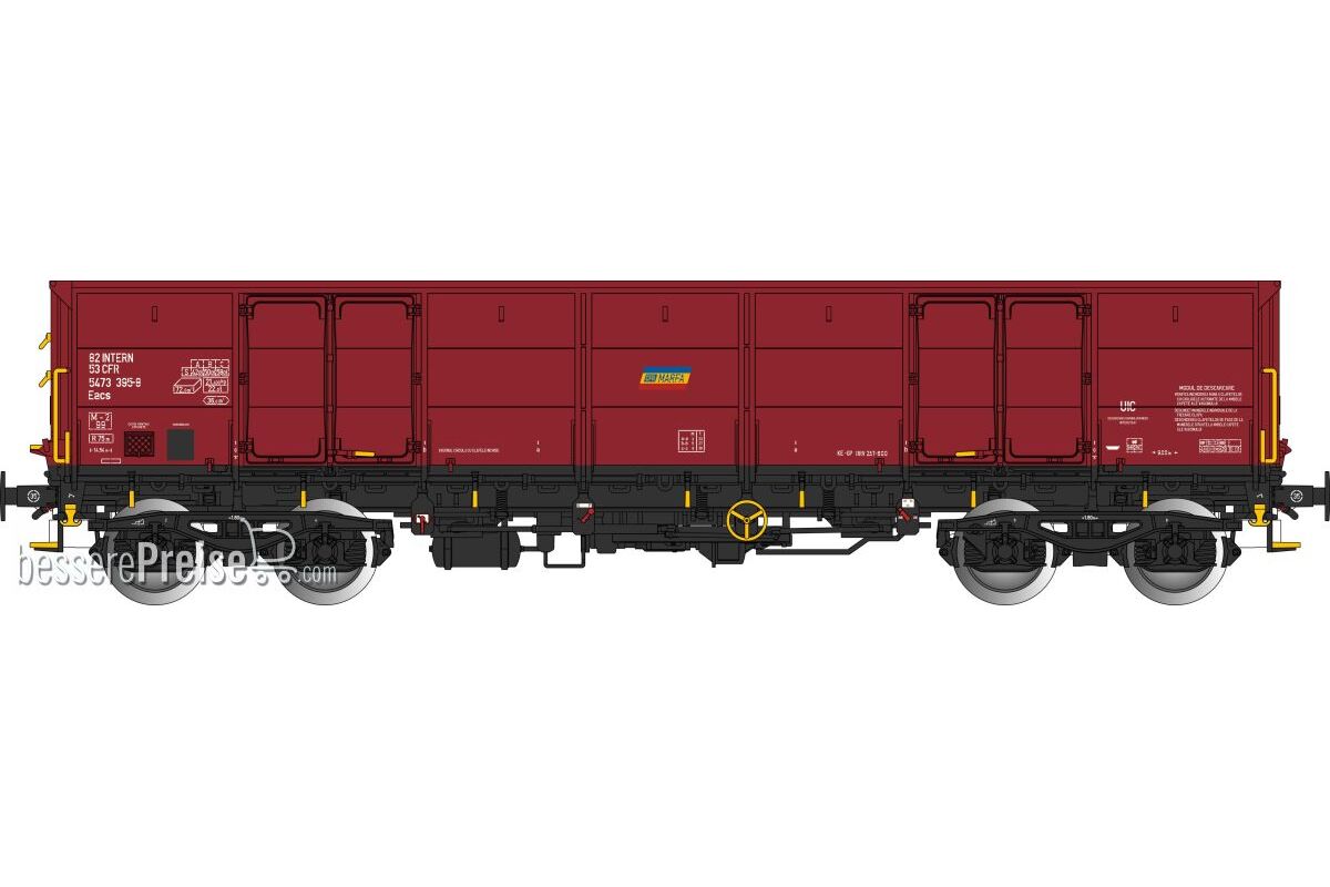 0 1 Offener Güterwagen Eaos CFR - Ep.V - blau 1