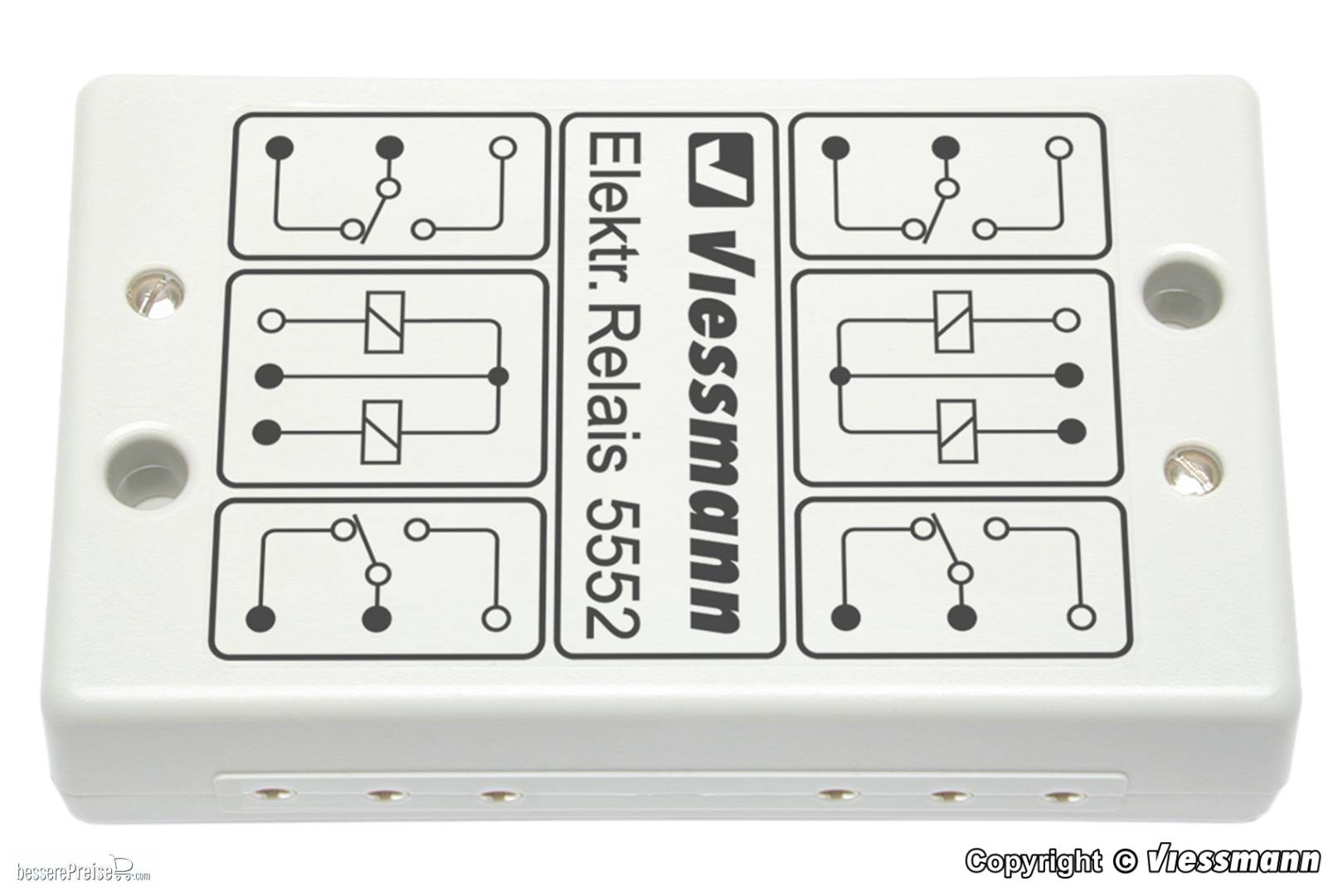 viessmann 5570サウンド 5552 スイッチ Viessmann 5552 - Elektronisches Relais 2 x 2UM