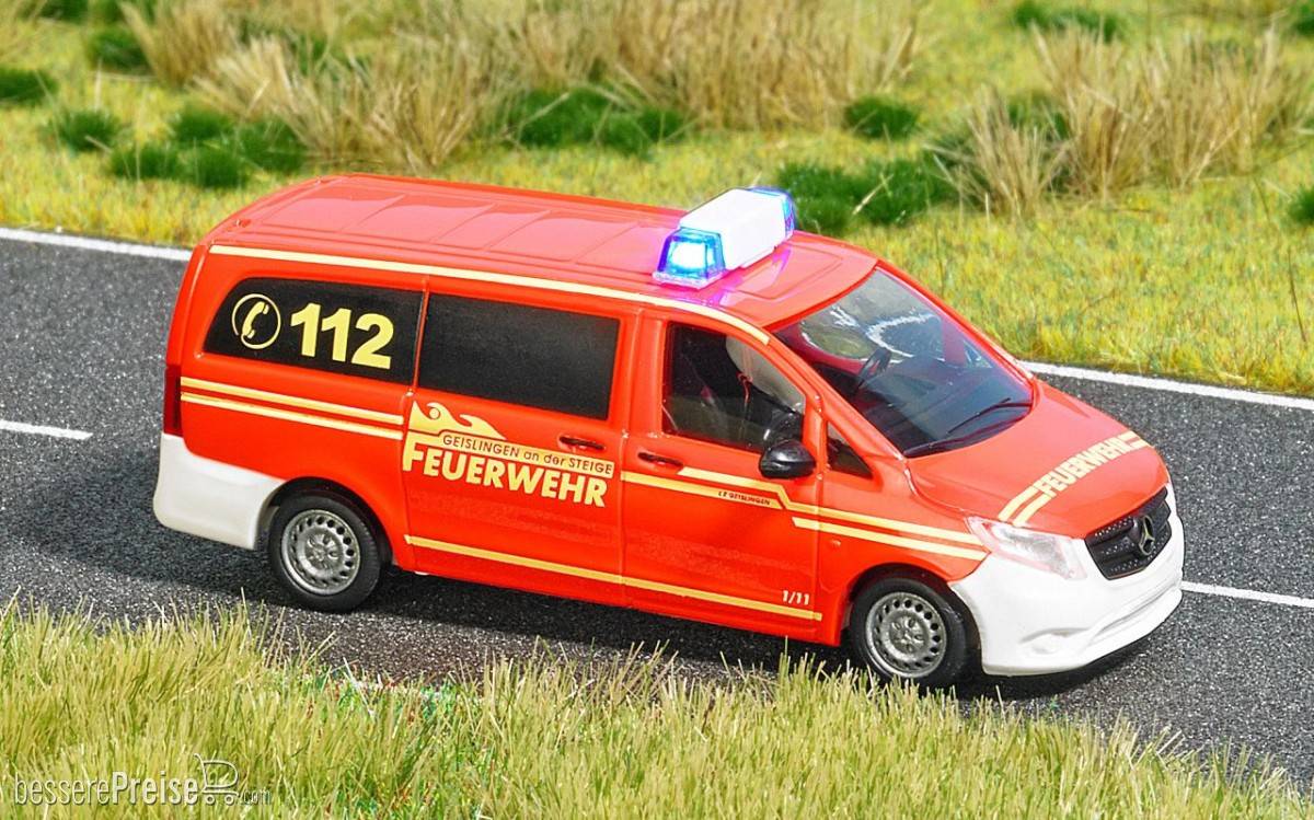 Busch H0 (1:87) 5594 - Mercedes Vito »Feuerwehr« | Modellbahn | Modelleisenbahn