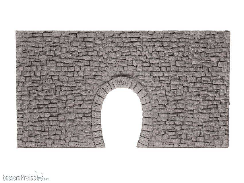 Portail De Tunnel 2 Voies Noch – 16 X 9 Cm – Accessoire Modélisme Ferroviaire – Dès 14 Ans