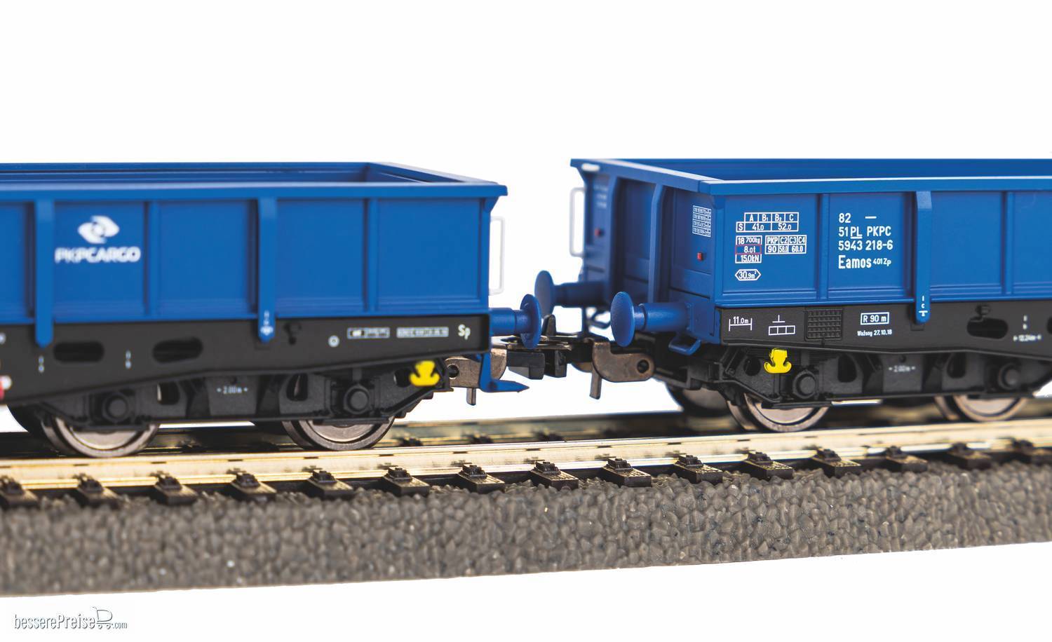Piko H0 Niederbordwagen U-zx Der PKP – Epoche IV, Modellbahn-Zubehör (19 Cm) Piko H0 Niederbordwagen U-zx Der PKP – Epoche IV, Modellbahn-Zubehör (19 Cm)