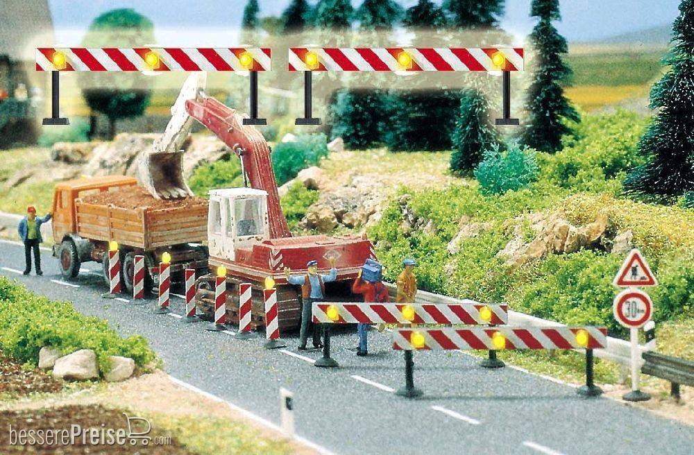Busch H0 (1:87) 5905 - Baustellen-Absperrungen | Modellbahn | Modelleisenbahn