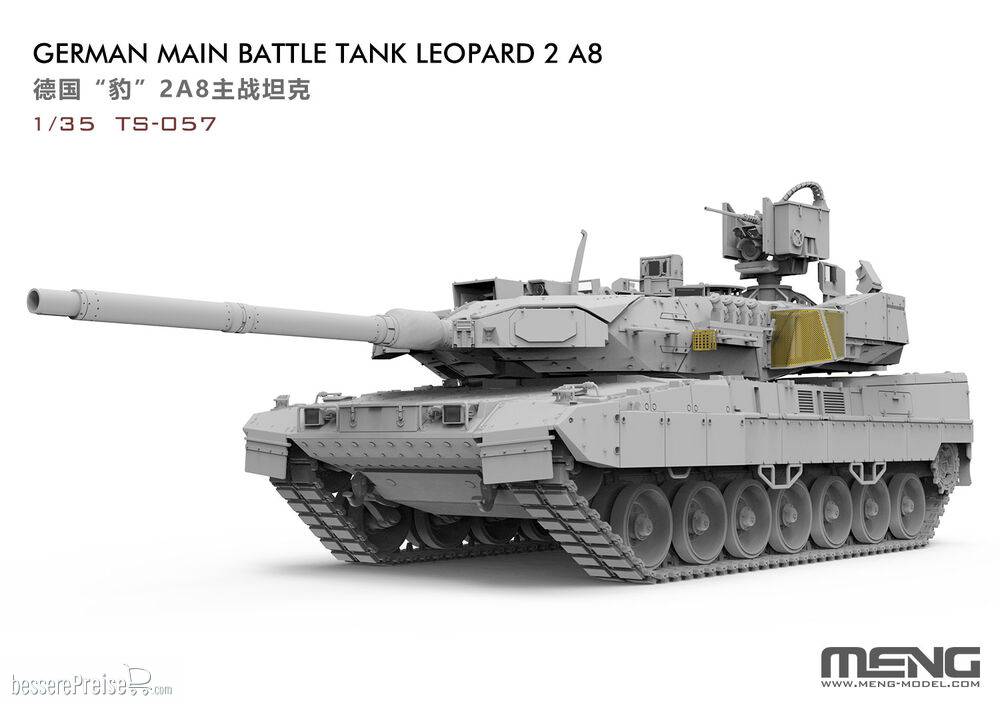 MENG-Model TS-057 - German Main Battle Tank Leopard 2A8 | Modellbau