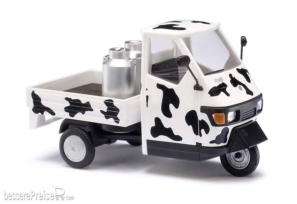 Busch 0 60004 - Piaggio Ape 50 mit Kuhflecken M 1:43 | Modellbahn | Modelleisenbahn