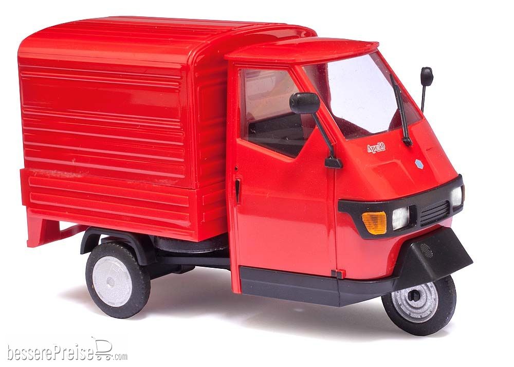 Busch 0 60052 - Piaggio Ape 50, Rot M 1:43 | Modellbahn | Modelleisenbahn