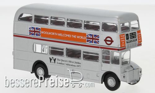 Brekina H0 (1:87) 61105 - AEC Routemaster, Silver Jubilee, 1977 | Modellbahn | Modelleisenbahn