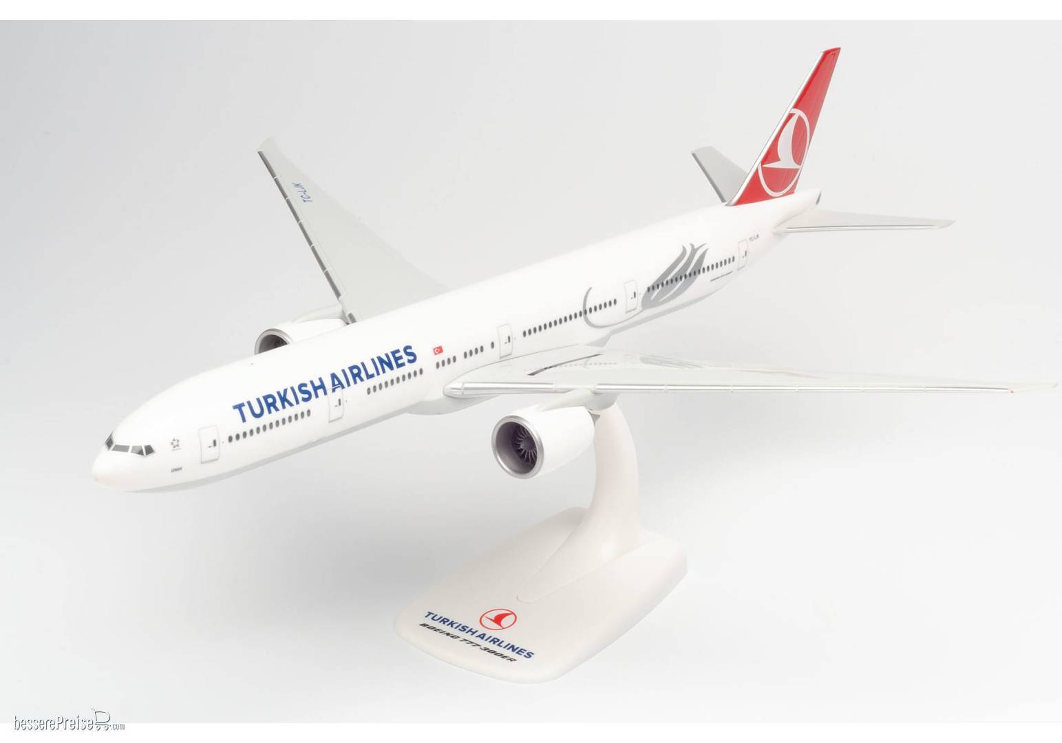 Herpa 613057 - Turkish Airlines Boeing 777-300ER - TC-LJK "Izmir" | Modellbahn | Modelleisenbahn