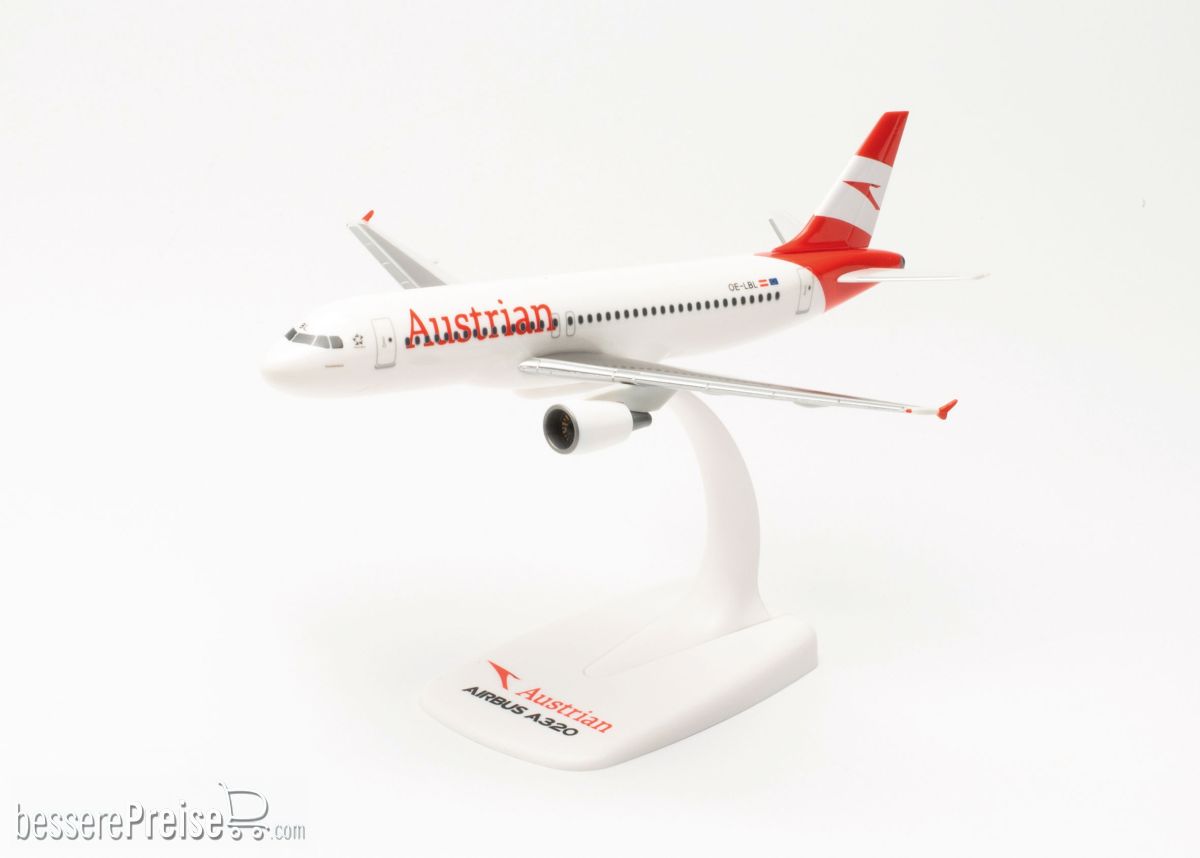 Herpa 613620 - 1:200 A320 Austrian Airlines | Modellbahn | Modelleisenbahn