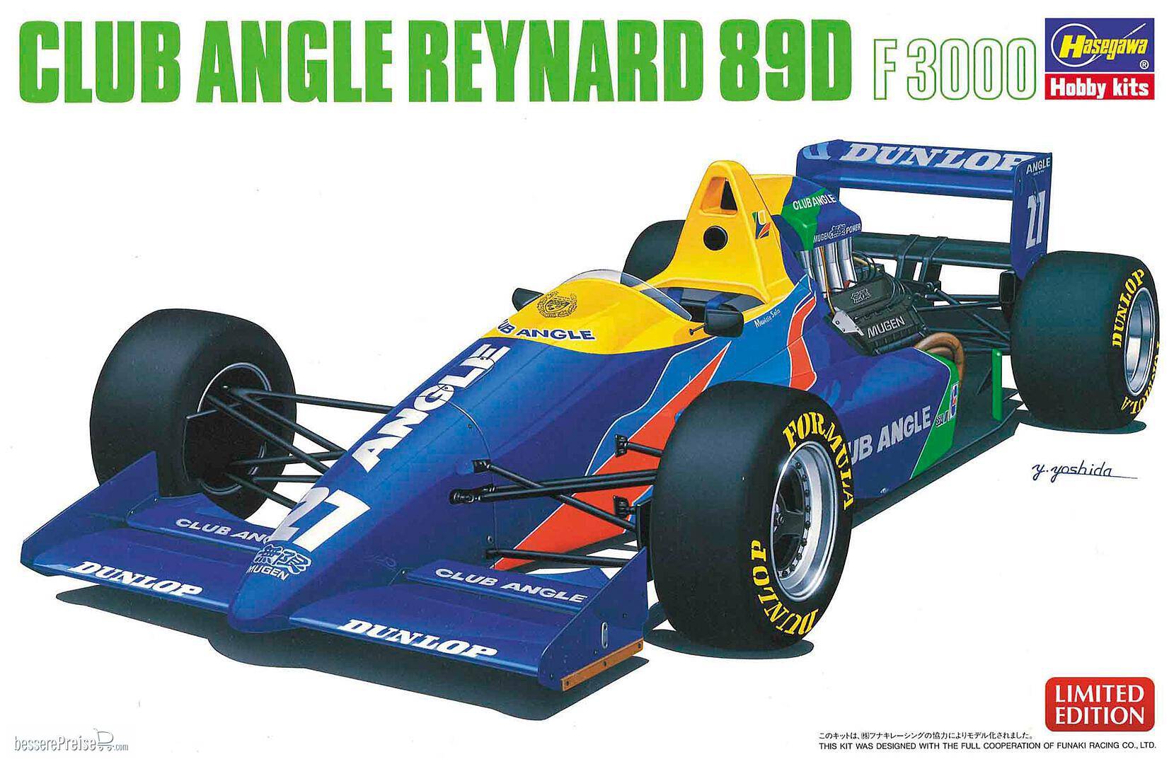 Hasegawa 620679 - 1/24 Club Angle Reynard 89D | Modellbau