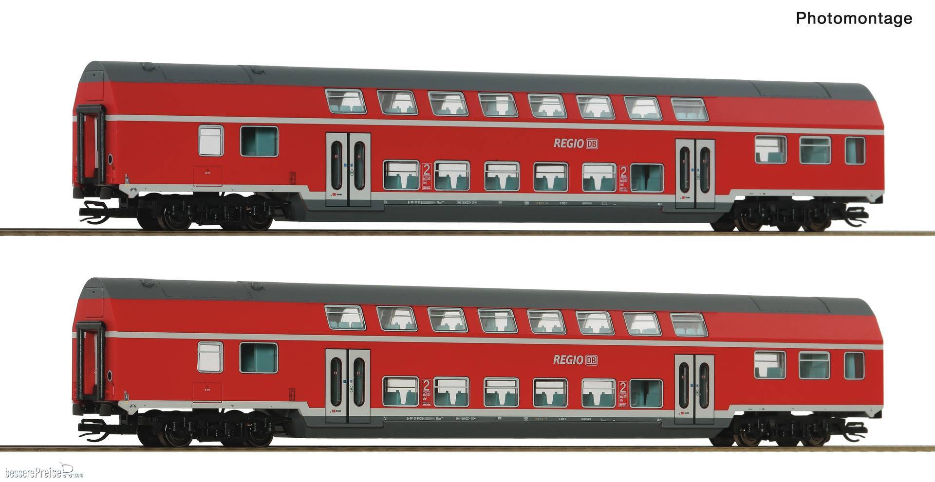 2er Set Doppelstockwagen DB-AG