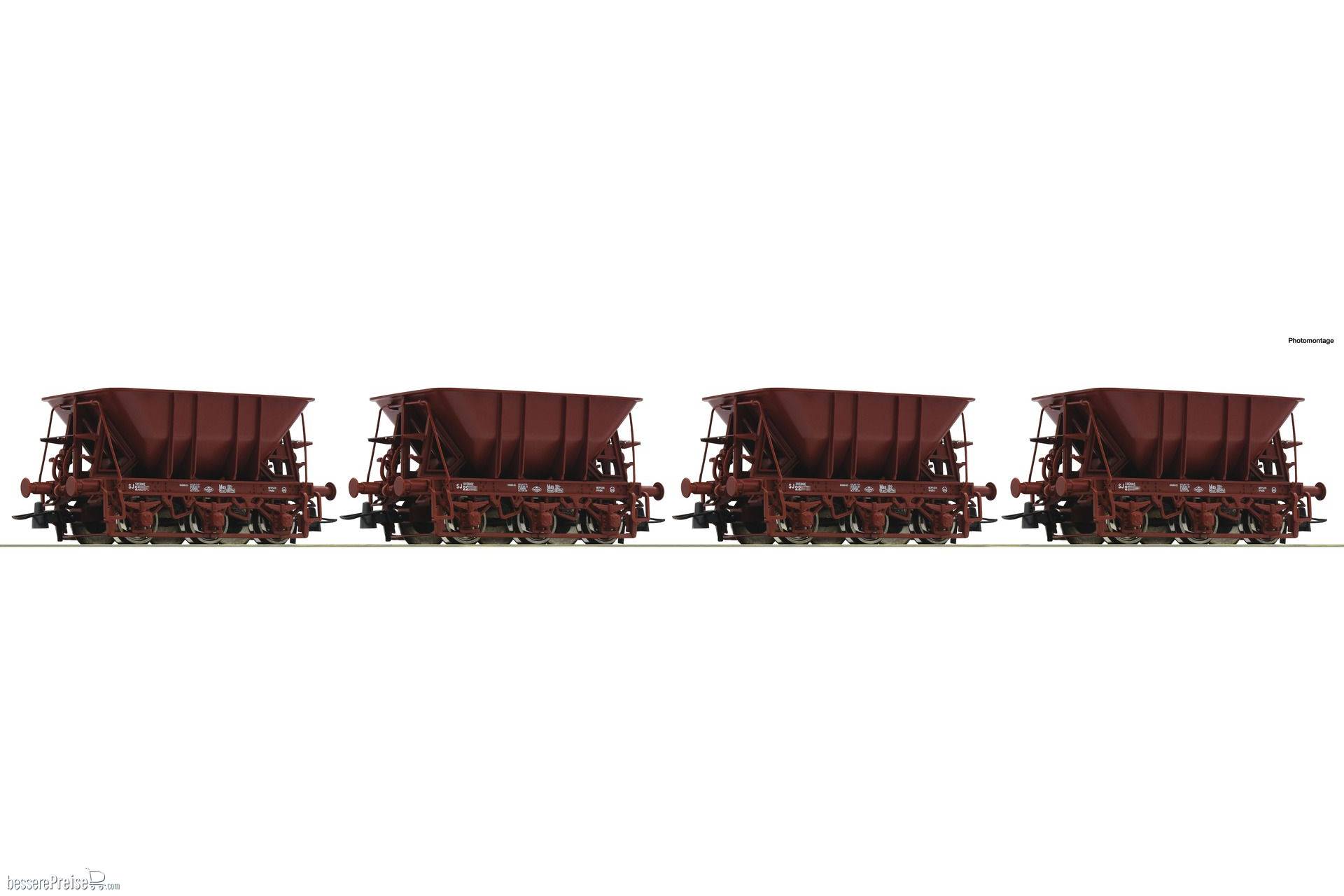 4-tlg. Set 2: Erzwagen, SJ