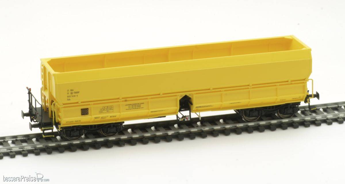 BG-TBDDP Selbstentladewagen in gelb - Ep.6 - 4-achsig - Gattung Fals - RIV - Beschriftung DAYNING ENERDJHI EOOD