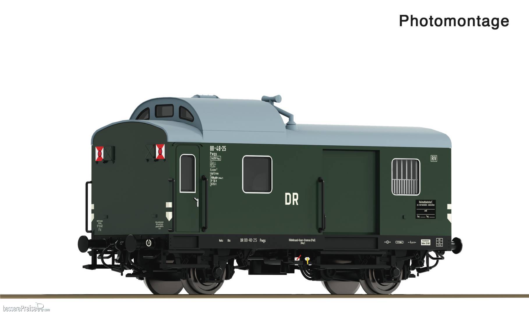 Güterzugbegleitwagen Pwgs DR