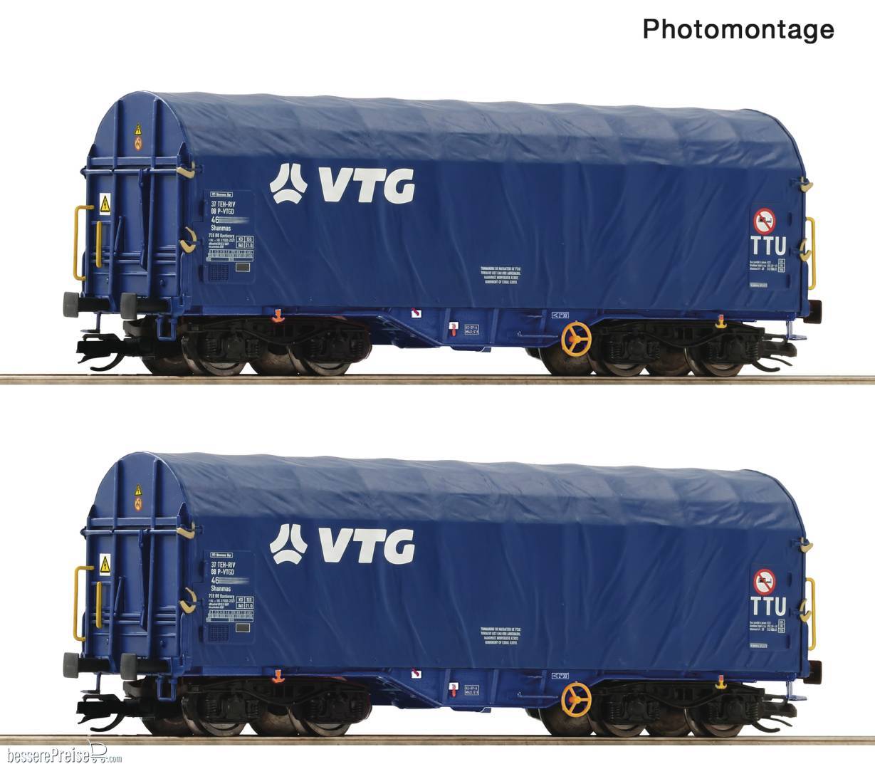 2er Set Schiebeplanenwagen VTG