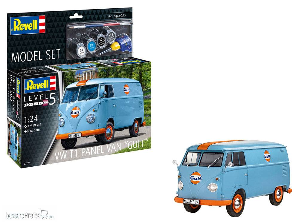 Revell 67726 - Model Set VW T1 panel van (Gulf Decoration) | Modellbau