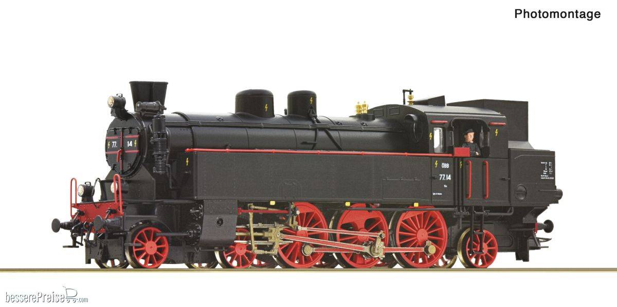 Roco 770 Roco 70077 - Dampflokomotive 77.14, ÖBB