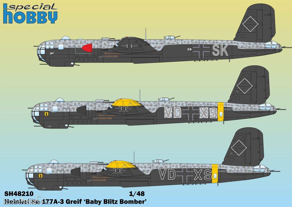 Special Hobby 100-SH48210 - Heinkel He 177A-3 Greif