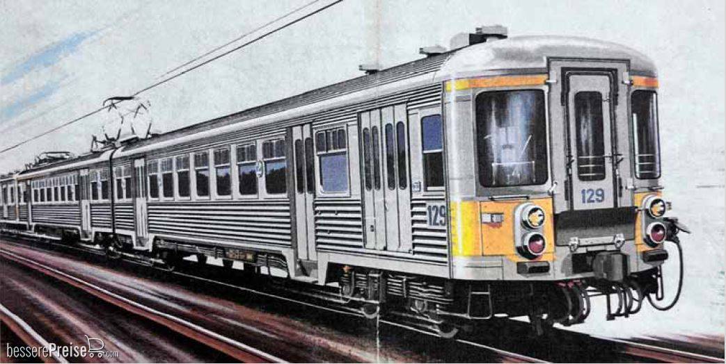 SNCB AM 56 BUDD Electrotriebwagen, AC-3L Wechselstrom digital mit Sound