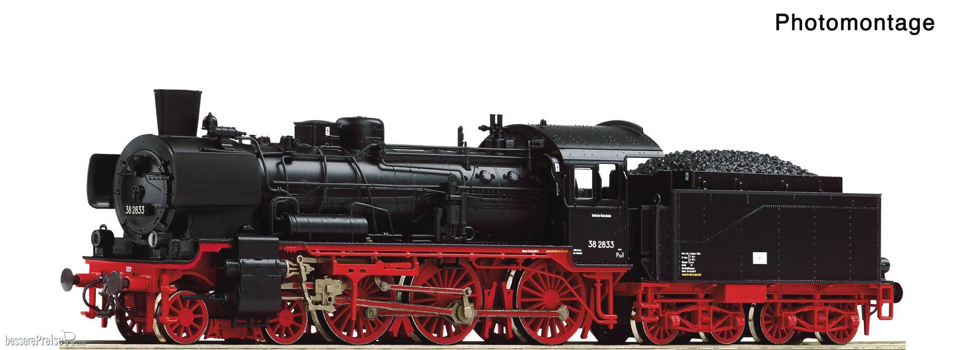 Dampflok BR 38 DR DC-Sound