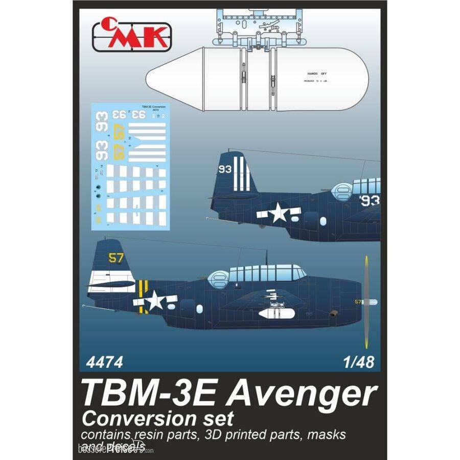 CMK 129-4474 - TBM-3E Avenger Conversion Set / for Accurate/Academy kits | Modellbau