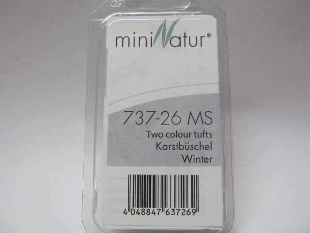 Silhouette 737-26 - Karstbüschel Winter NZ/TT/H0/0 ca. 42x15 cm | Modellbahn | Modelleisenbahn