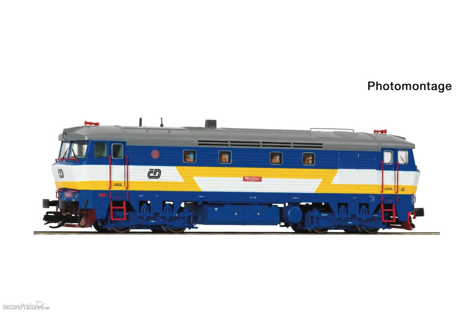 Diesellok Rh 751 CD DC *Collectors Edition*