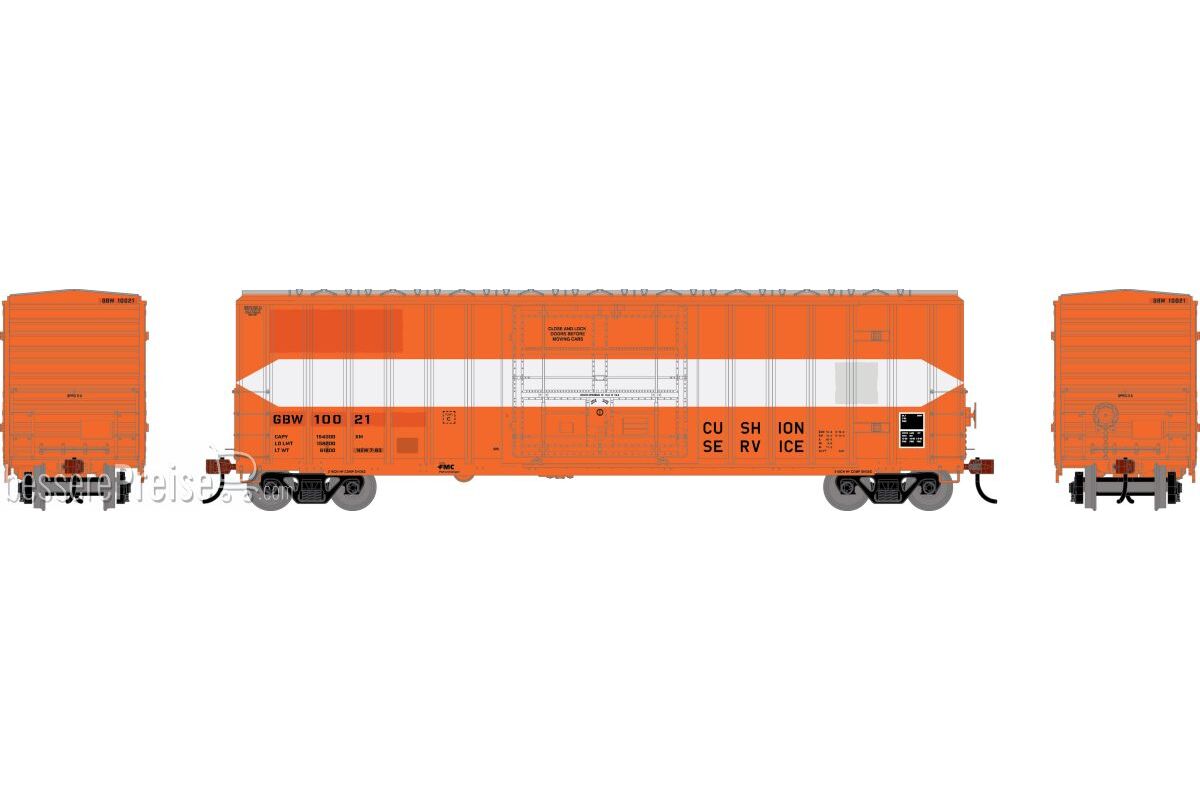HO ATH 50' FMC 5327 12' Plug Door Box Car GBW #10021