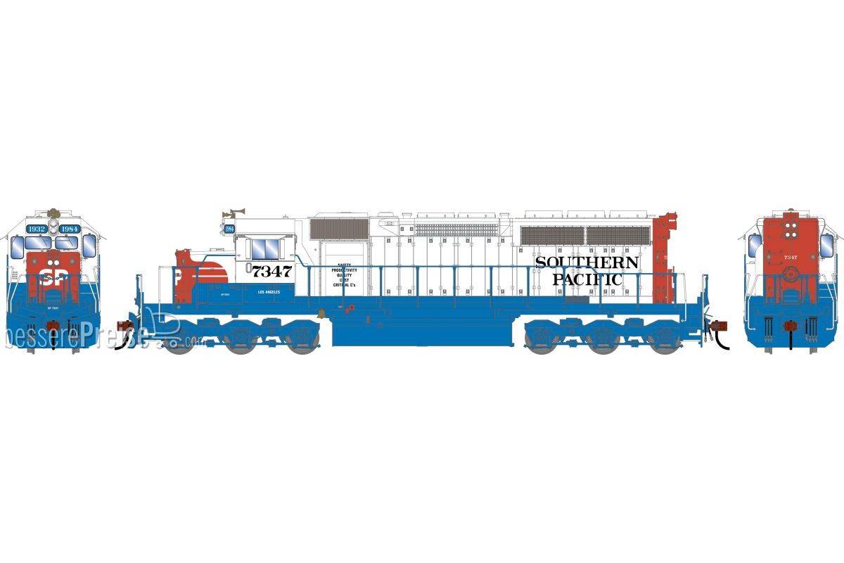 HO ATH SD40R Locomotive w/DCC & Sound SP '1984 Games' #7347