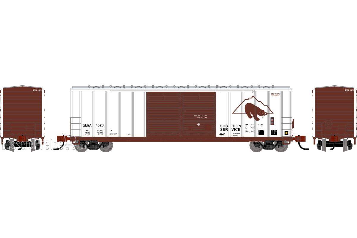 N ATH 50' FMC Centered Double Door Box Car SERA #4523