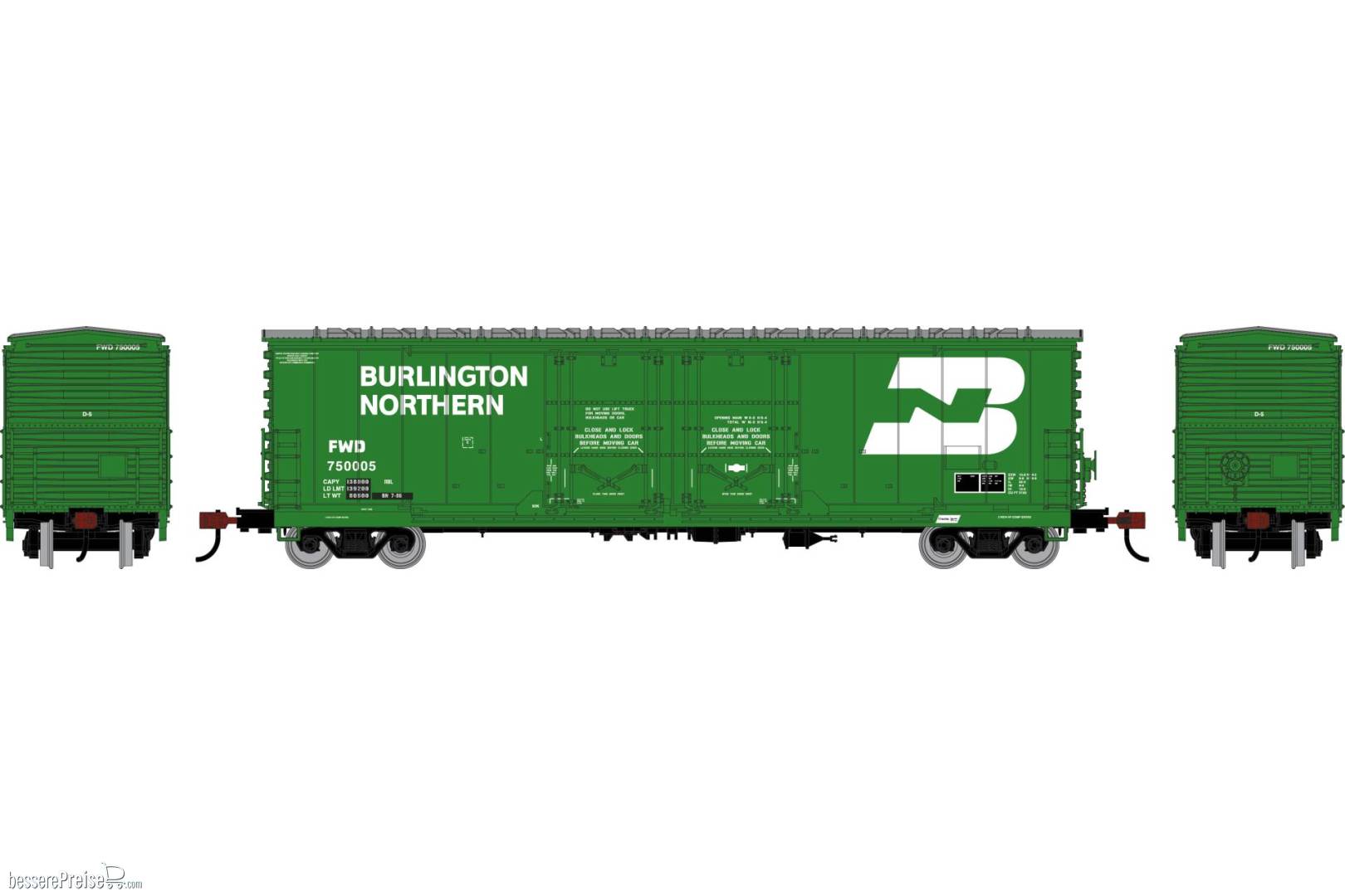 HO ATH 50' Evans Double Plug Door Box Car FWD #750005