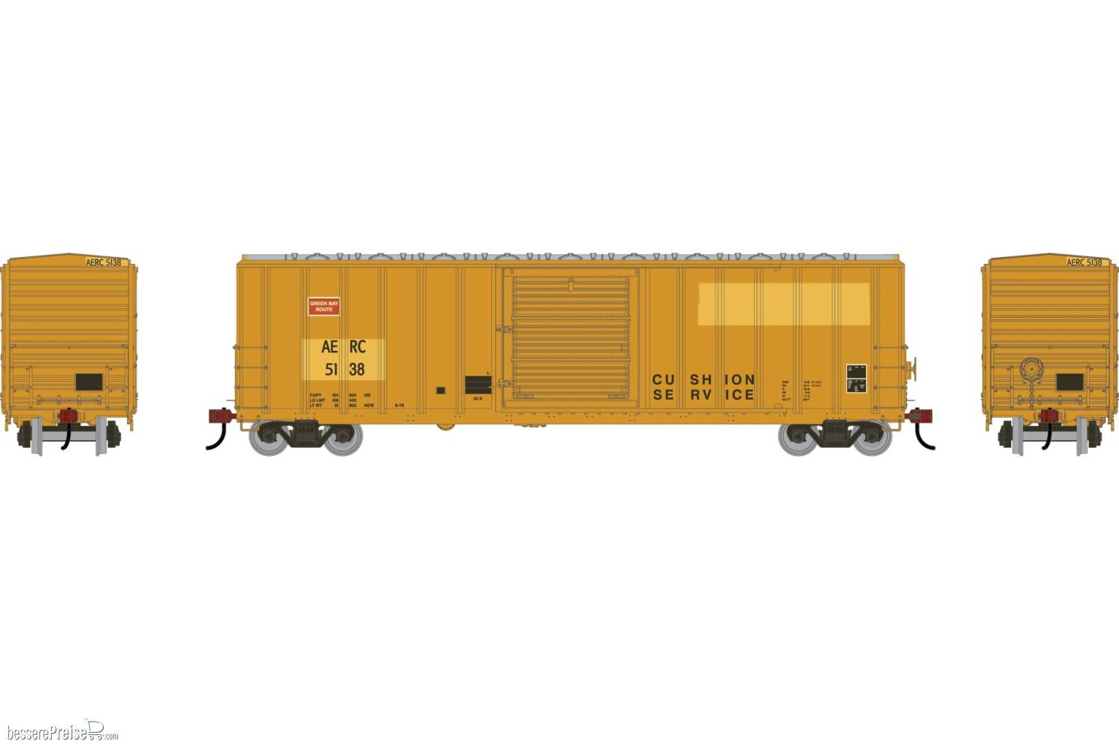 HO ATH 50' FMC 5347 Single Door Box Car Primed For Grime AERC #5138