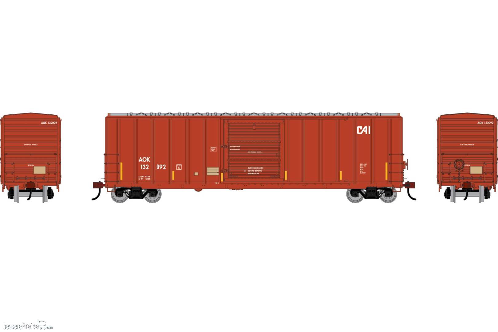 HO ATH 50' FMC 5347 Single Door Box Car AOK #132092