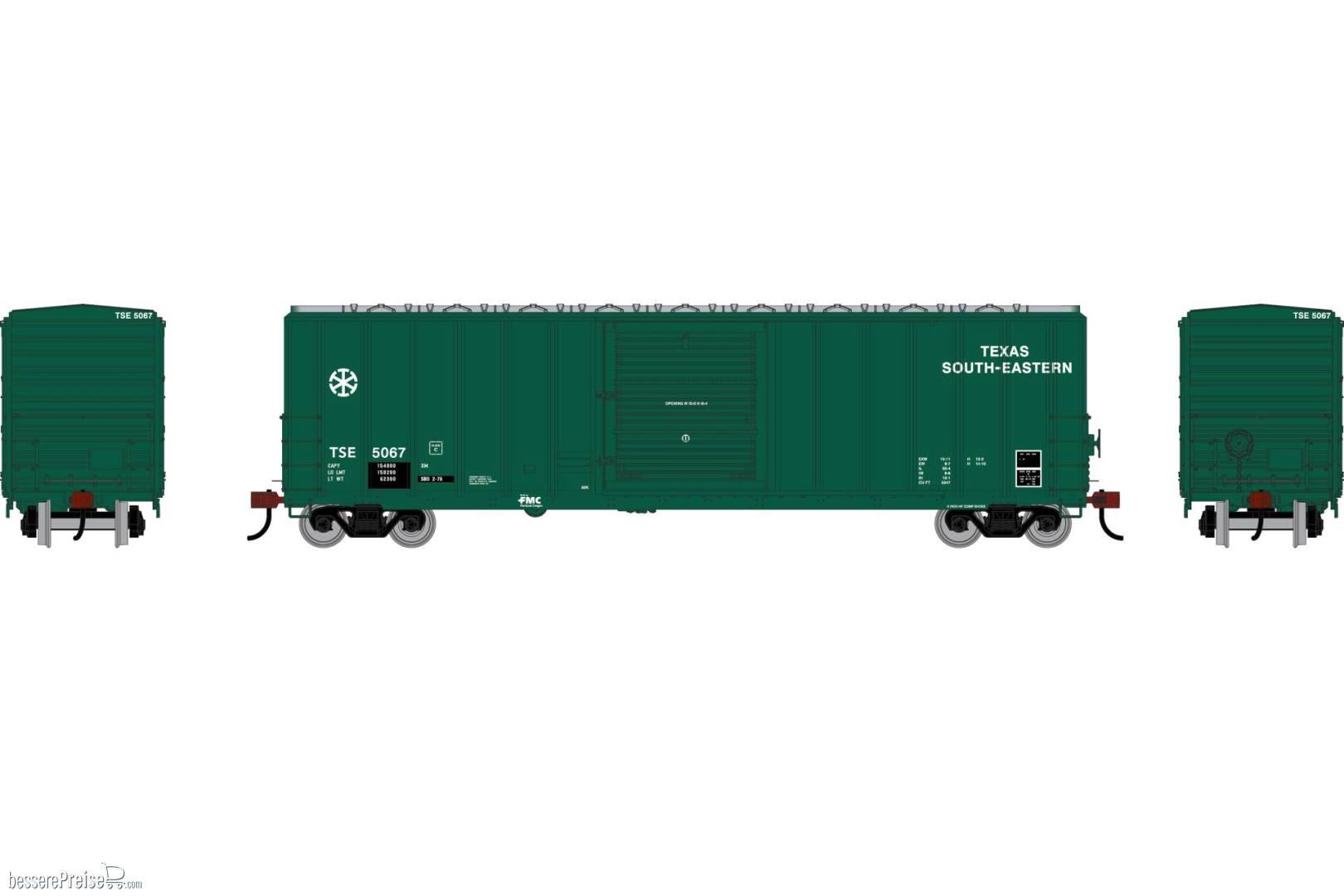 HO ATH 50' FMC 5347 Single Door Box Car TSE #5067