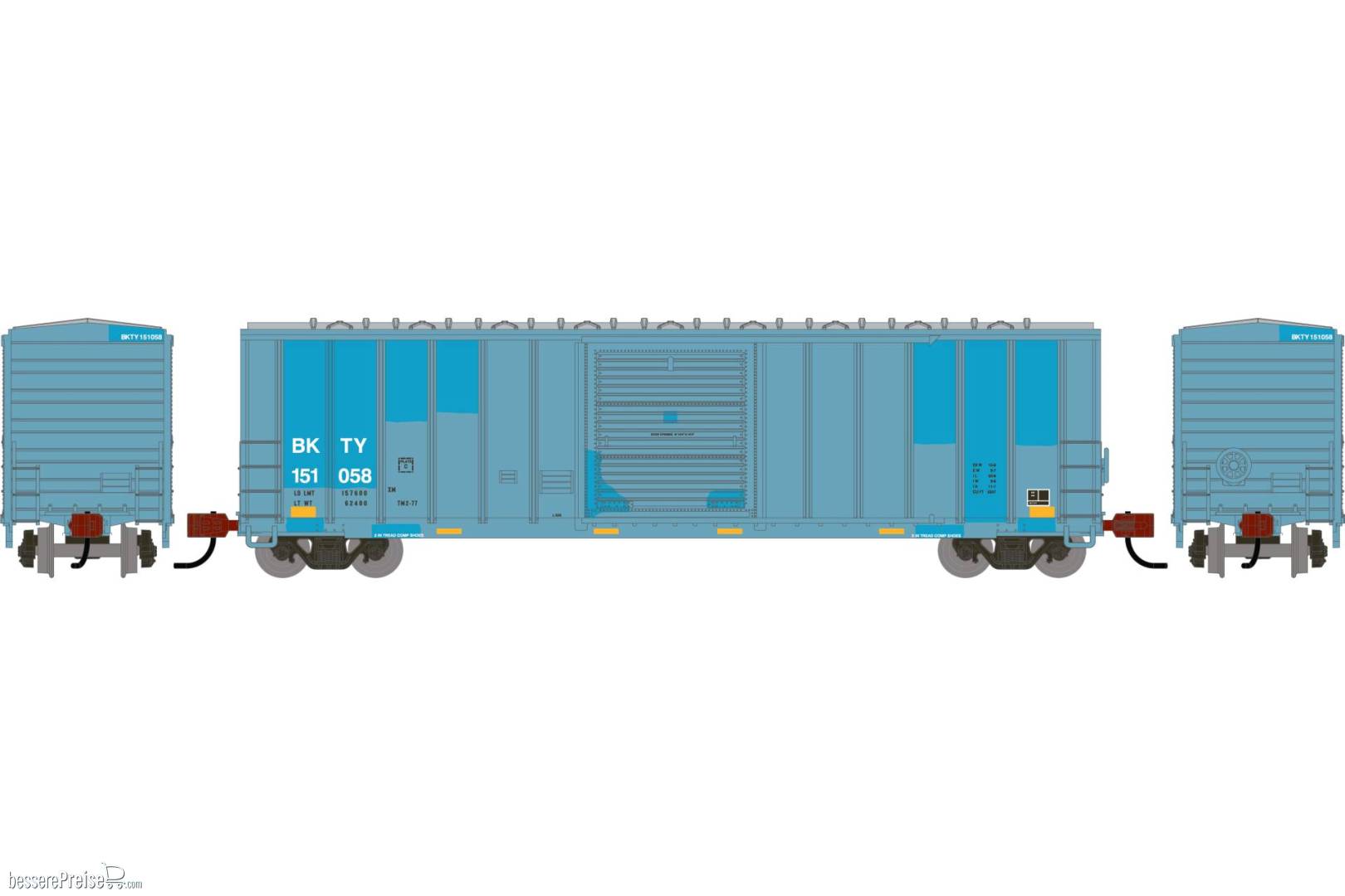 N ATH 50' FMC 5347 Single Door Box Car Primed For Grime BKTY #151058